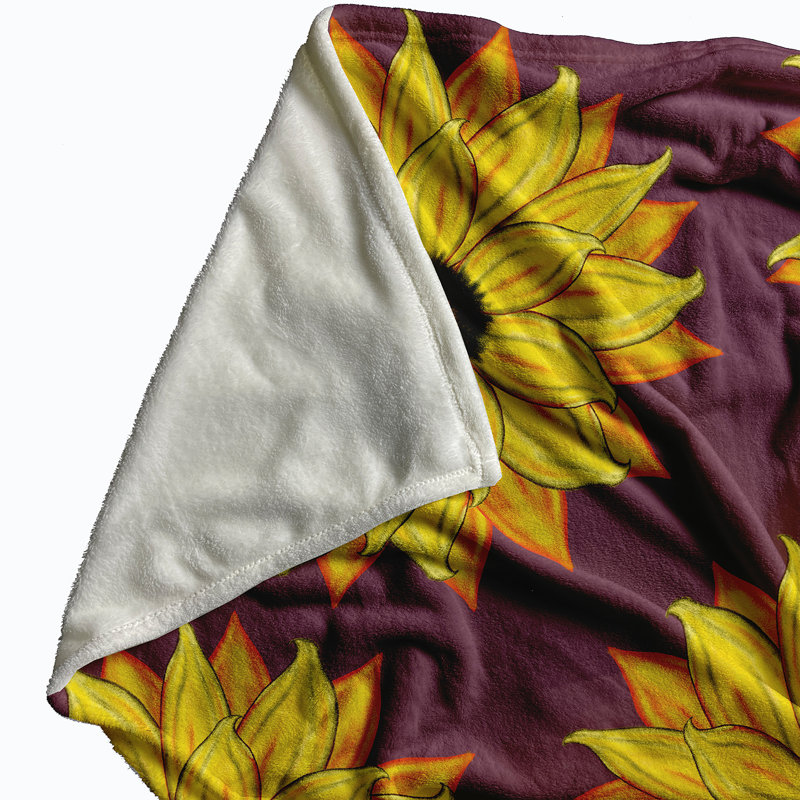 Sturgis Plain Weave / Muslin Throw Blanket, Purple