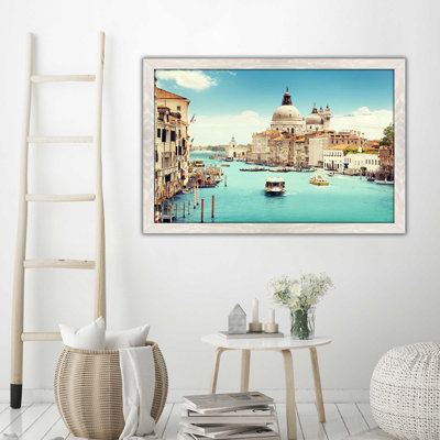 «Venetian Romance», reproduction de photo encadrée
