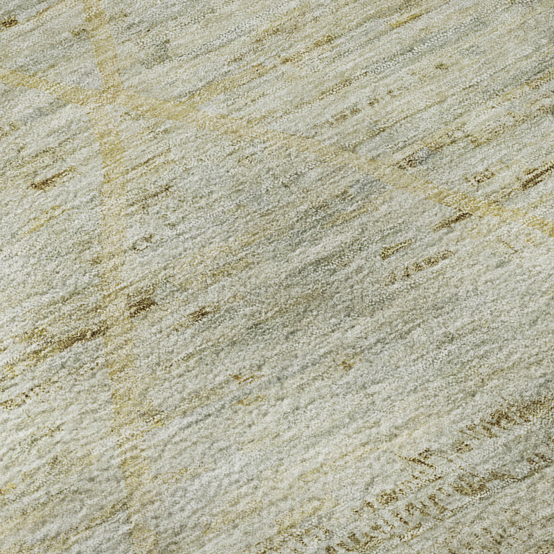 Premium Machine Washable Honig AMF1658 Diamonds Rug, Rectangle 1'8" x 2'6"