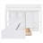 Twin Bunk Bed With Drawers, Wardrobe, Storage Shelves And Hydraulic Bed-105583775