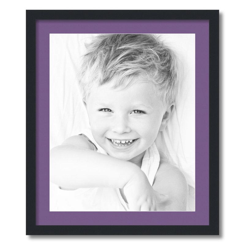 Matte Picture Frame with Mat, Grape