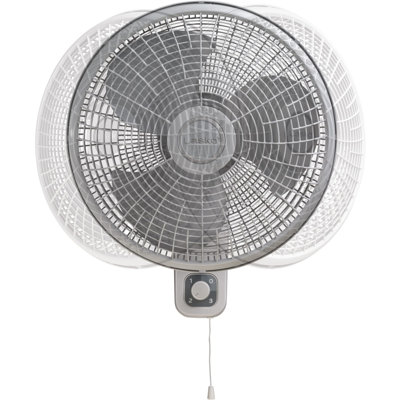 16" Oscillating Wall-Mount Fan