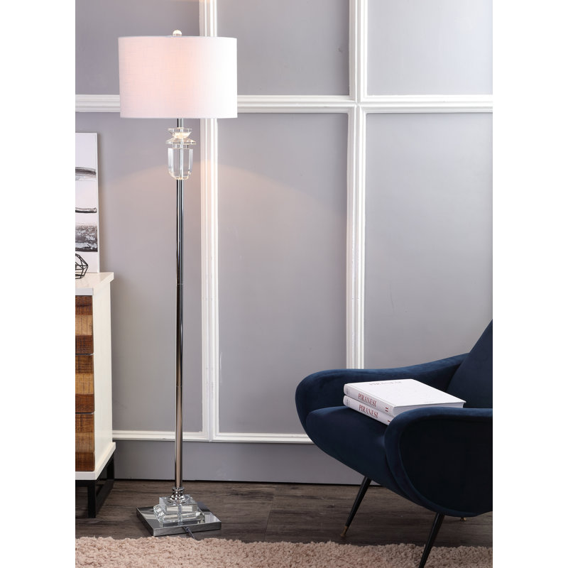 161.3cm Chrome Traditional Floor Lamp