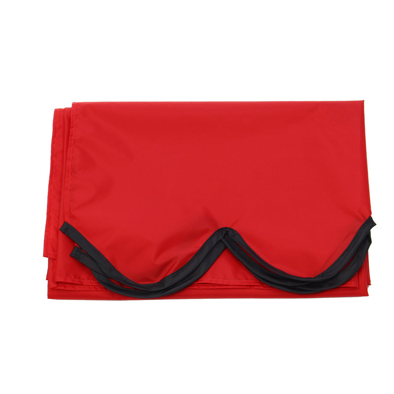 Répalciment rétractable standard en polyester 6 pi 7 po x 4 pi 11 po, Rouge