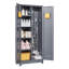 Casier de rangement 72 po en métal robuste avec portes verrouillables | Tablettes réglables et barre à vêtements | Balai multi-usage et armoire à outils pour le garage, le bureau, la cuisine et le magasin-1357366720