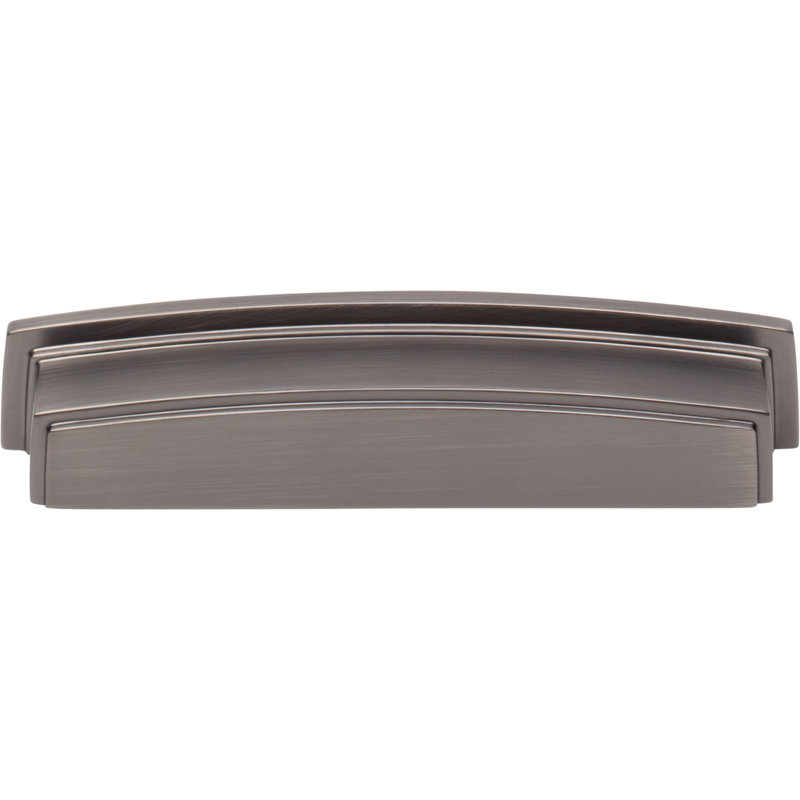 Cup / Bin Pull, Brushed Pewter