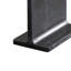Isy Accent End Table, 15 Inch I-Beam Shaped Marble-115291613