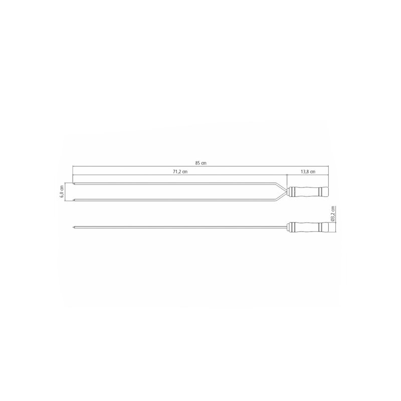 Tramontina BBQ Churrasco Skewer, 85 cm
