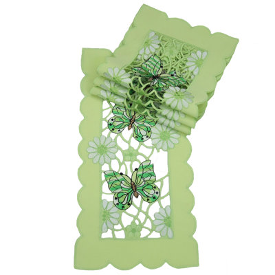 Wani Embroidered Cutwork Traycloth