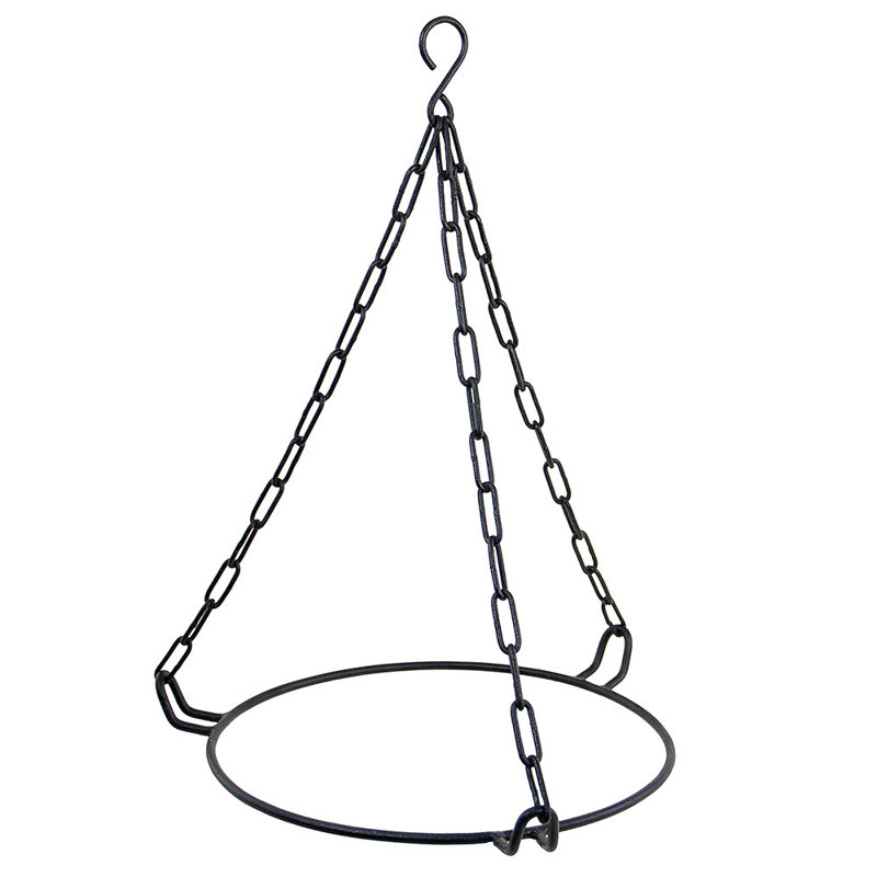 Anneau suspendu Drumawillin pour bols de 12 po, Noir, 12"