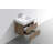 Parsonage Single Bathroom Vanity with Acrylic Top-1591253563