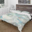 Pale Blue Shade III - Ensemble de housse de couette Modern Farmhouse - Microfibre de polyester-38757531