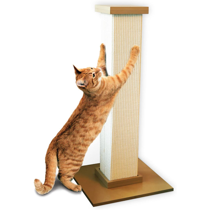 Smartcat Ultimate Scratching Post –  Large 32 Inch Tower - Sisal Fibre, Simple Design - For All Cats