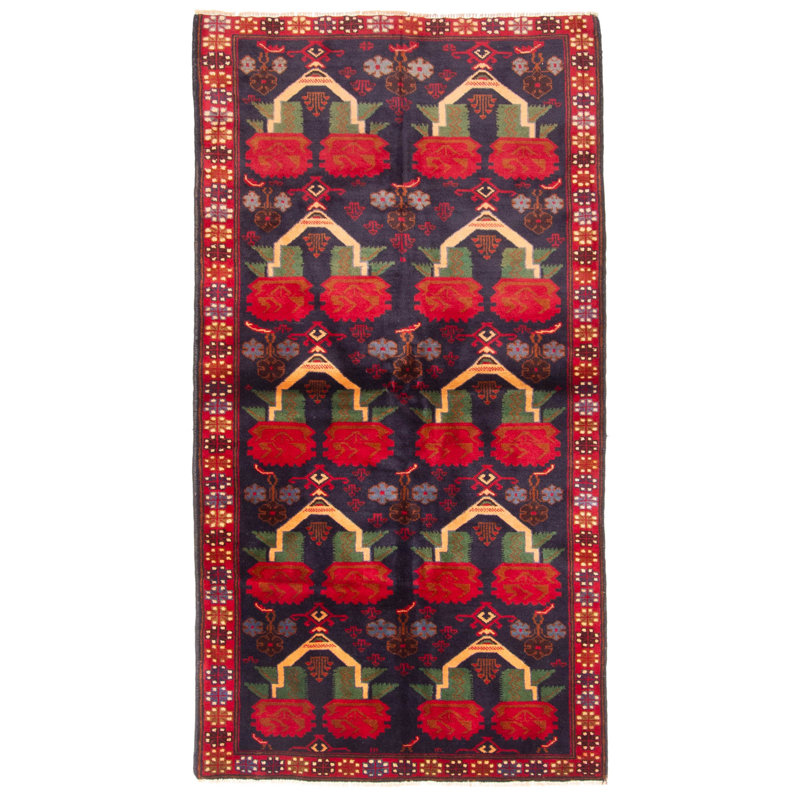 Rizbaft Navy Rug 3'3" x 6'2"
