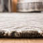 Tapis en laine / coton touffeté à la main gris foncé / ivoire Chul-1431425750