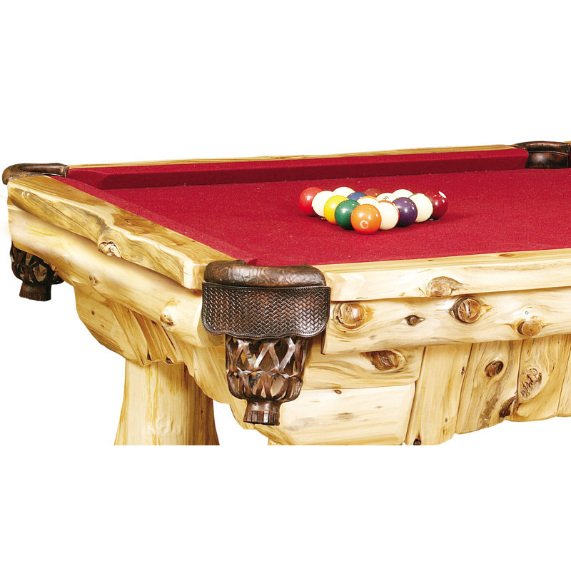 Table de billard en cèdre Fireside Lodge - (inclut le tissu) - 
L'installation doit être coordonnée localement par le client