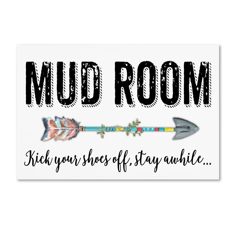 «Mud Room 3» par Jean Plout - impression sur toile, H 30 po x l 47 po