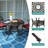 2 - Person Patio Dining Set Umbrella Hole Included Round Table with Cushions Included-1339760855