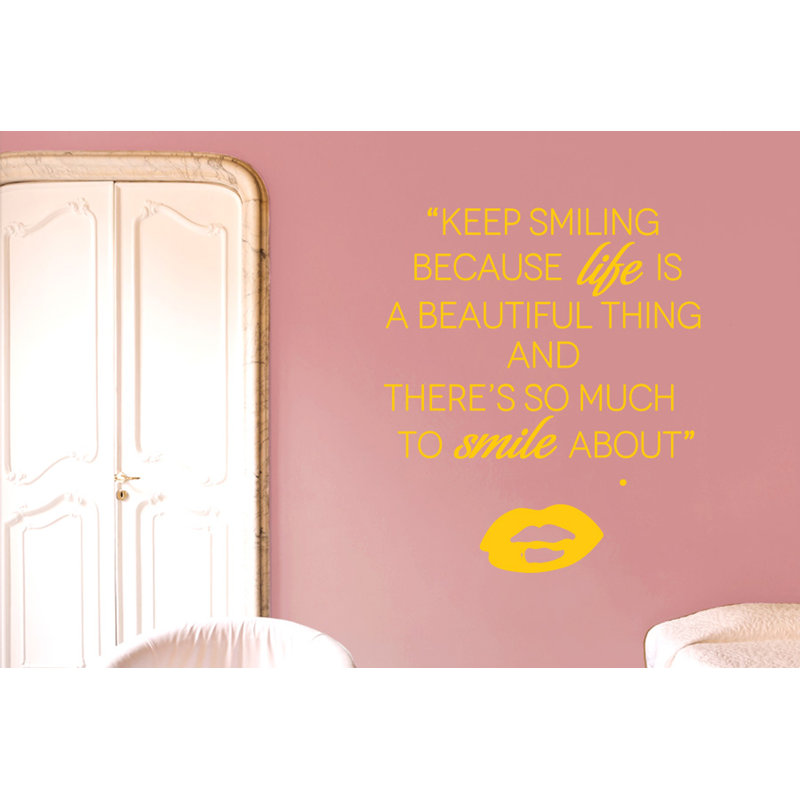 Wall Decal, Dark Yellow, Large