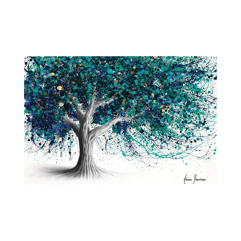Peacock Park Tree- Gallery-Wrapped Canvas Giclée