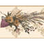Bordure de papier peint à peindre L 15 pi x l 7 po Flowers Scrolls