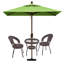 Parasol de marché carré 6 pi Nahlani-267458430