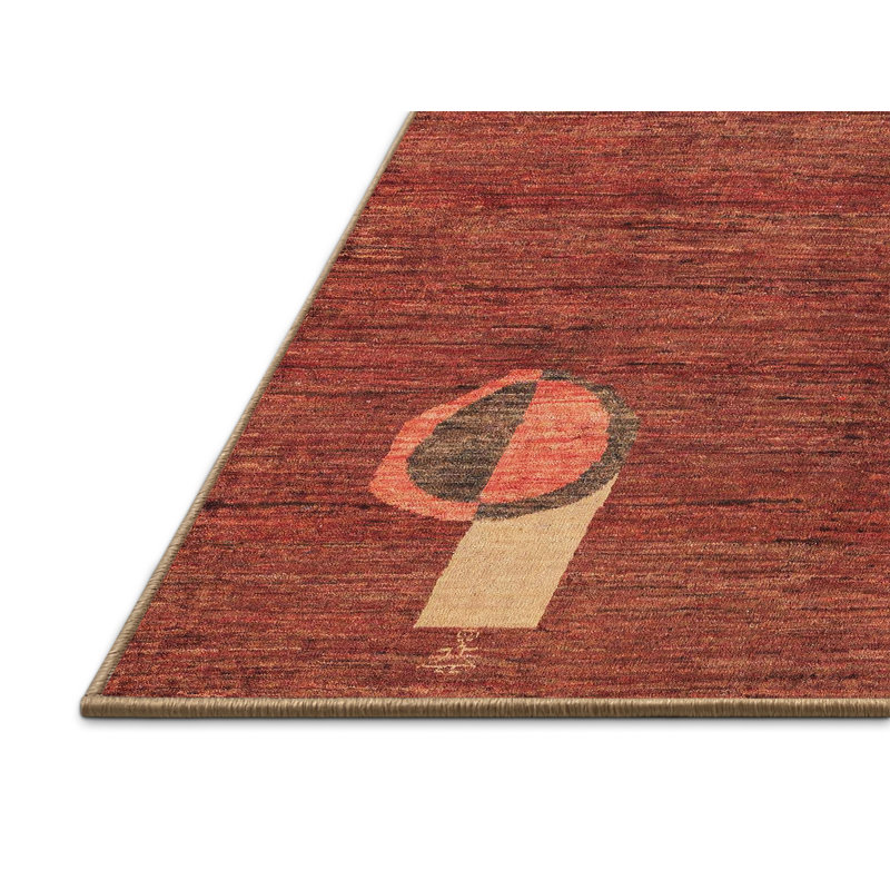Abstract Indoor Rug, Rectangle 4' x 6'