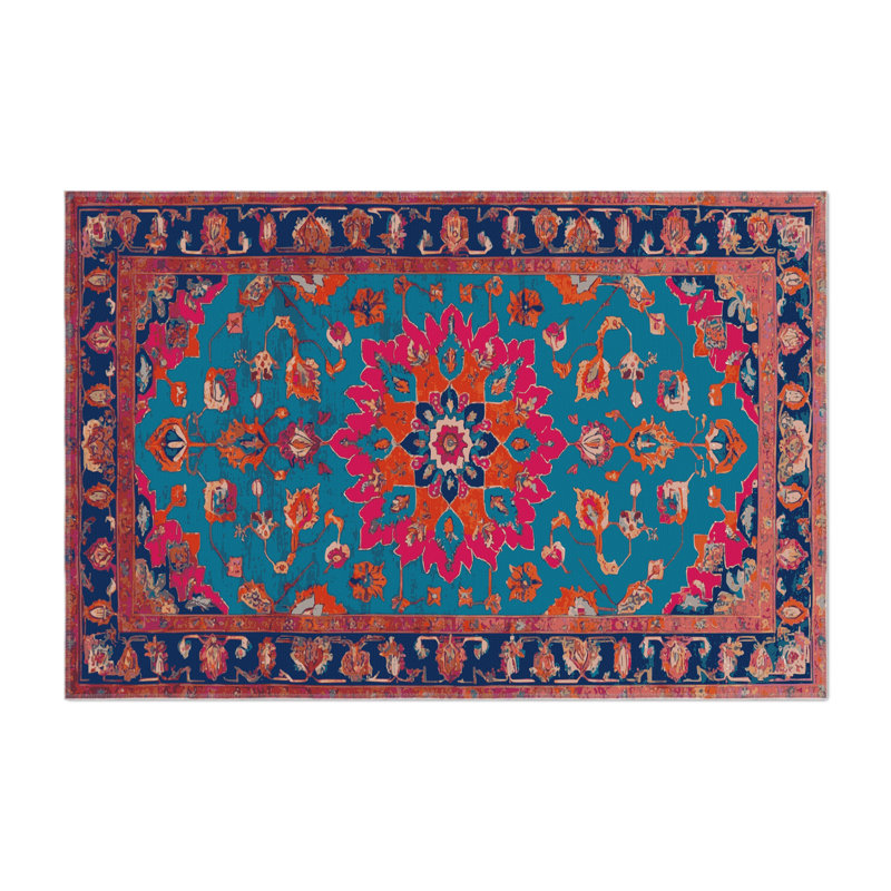 Tapis rouge intérieur et extérieur Tabriz, Rectangle 4pi x 6 pi