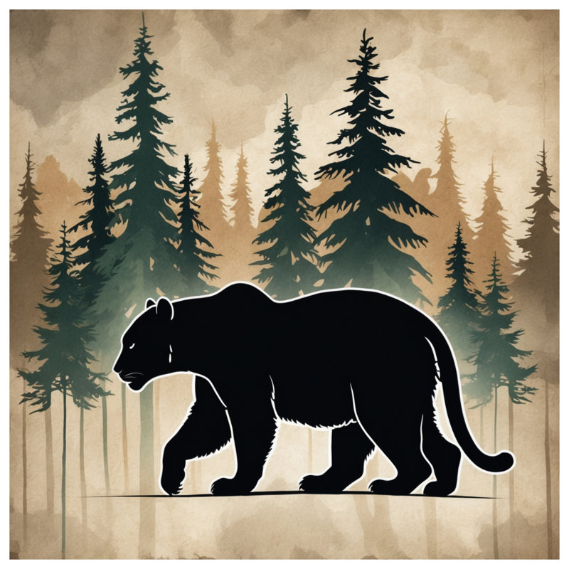 Édredon ours en forêt, Simple extra long