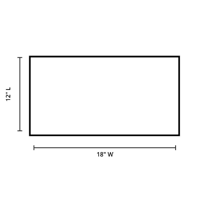 Cyncere No Pattern Rectangle Placemat