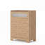 Commode 4 tiroirs en bois pour la chambre à coucher, grande commode double avec tiroirs larges, commode moderne, commode de rangement, commode pour chambre de bébé, salon, couloir, chambre à coucher, chambre d'enfant