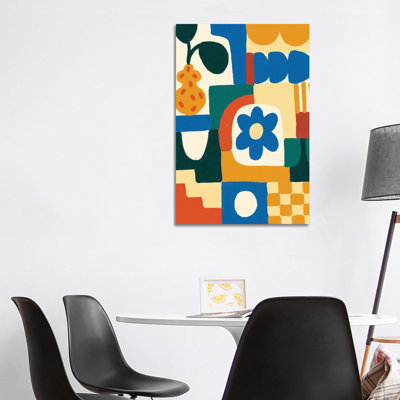 Geometric Garden I by Teresa Rego - Gallery-Wrapped Canvas Giclée on Canvas