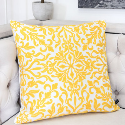 Indoor/Outdoor Cotton Throw Pillow