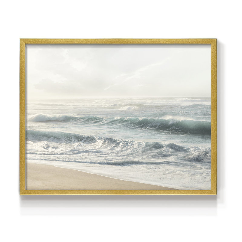 Gentle Waves -Framed Print - Restickable