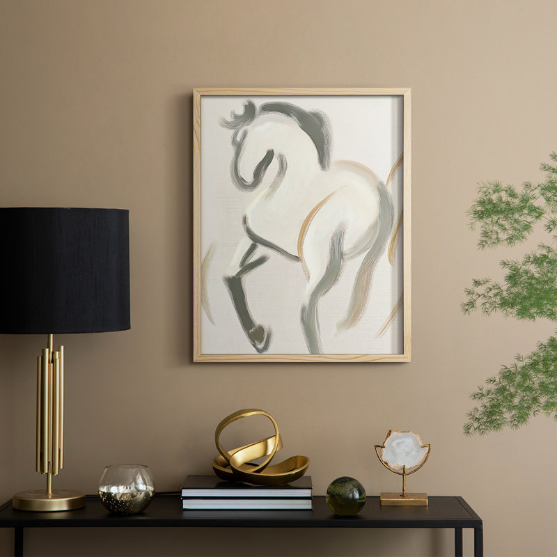 ANIMALS Series CCCLXXII Framed Print - Solid Wood, H 11 po x l 9 po