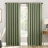 Aria Magnetic Closure Theater Grade 100% Blackout Back Tab Curtain Panel Pair-90572999-90573001