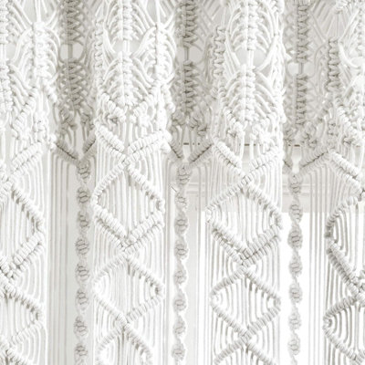 Cotton Semi Sheer Single Curtain Panel