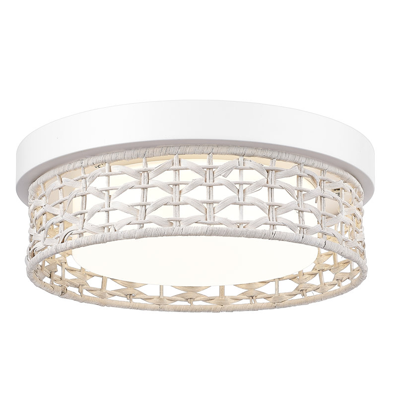 Plafonnier encastré 12 po 12 po, Blanc, H 3,9 po x l 11,8 po x P 11,8 po, Blanc