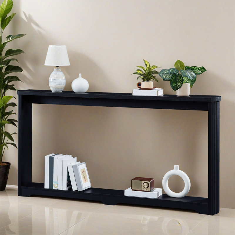 Console de 70,1 po Bahez, Noir