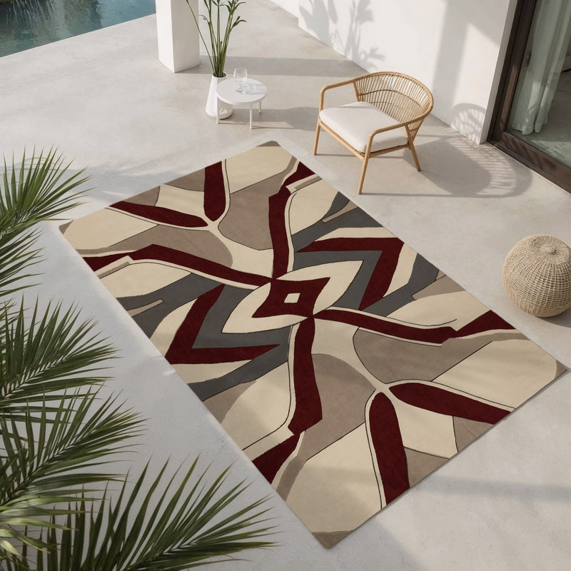 Tapis d'intérieur et d'extérieur Quantum, Rectangle 9 pi x 12 pi
