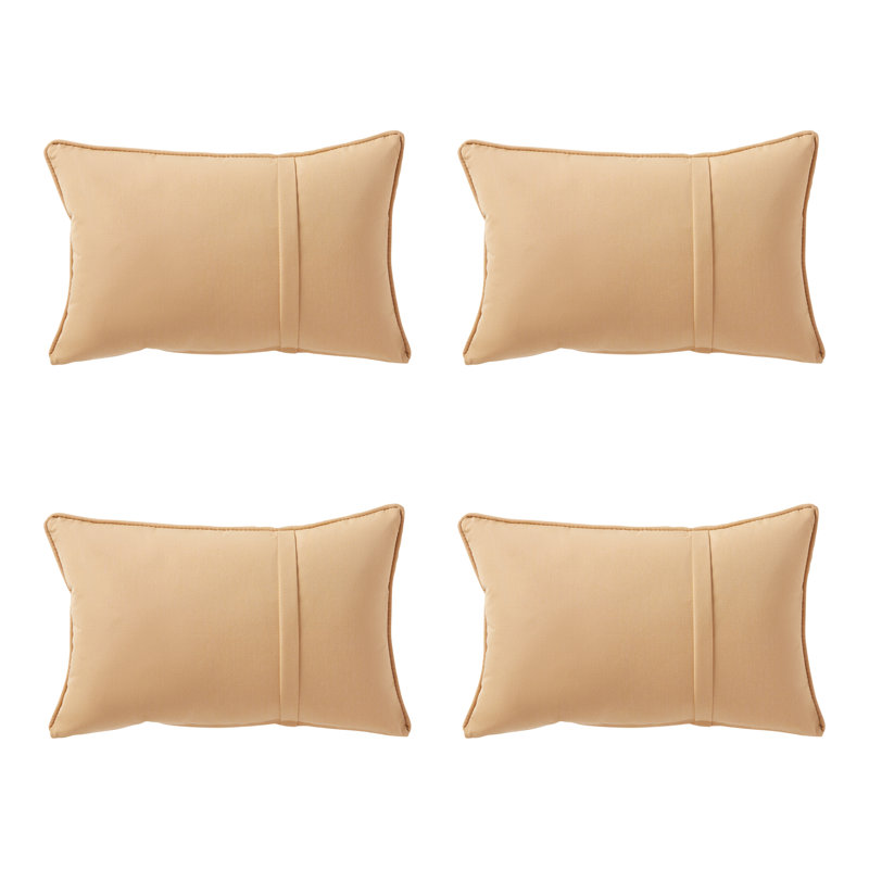 Coussin rectangulaire Sunbrella, Ensemble de 2, Blé