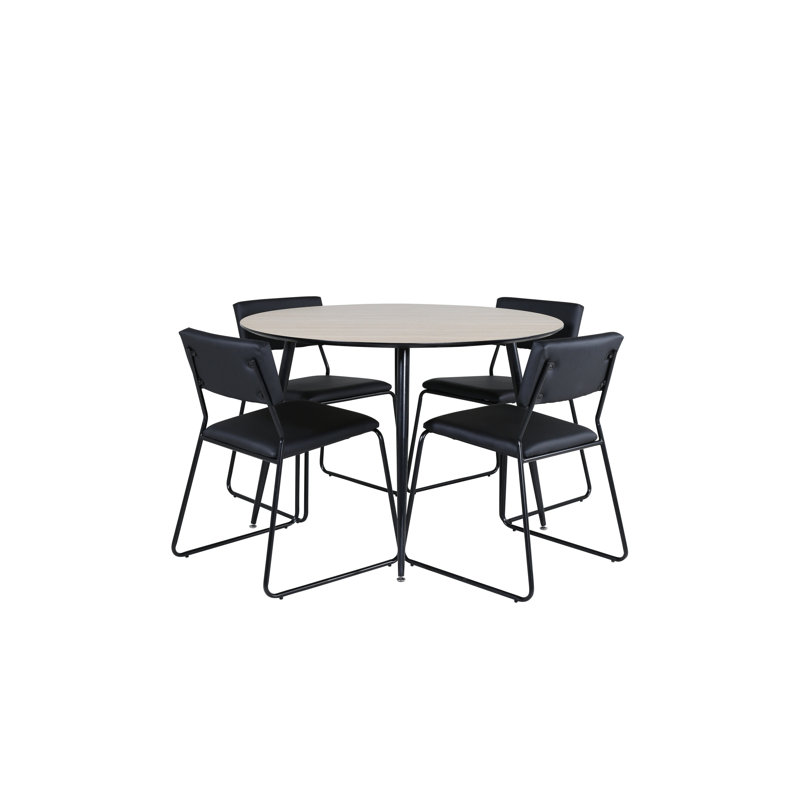 Alai 4 - Person Steel Dining Set