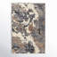 Tapis brun foncé / crème à motif abstrait Zubi-1383365856
