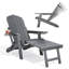 Chaise Adirondack pliante à dossier réglable Shonda-1715020946