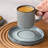 Stoneware 3oz Espresso Cup & Saucer Set (Set of 4)-1857311795