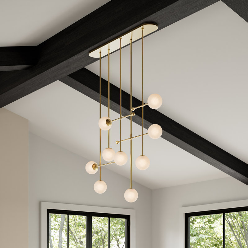 Lustre linéaire 9 lumières Ursolus