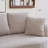 73.8" W Modern Upholstered Curved Sofa With Pillows-1534223065