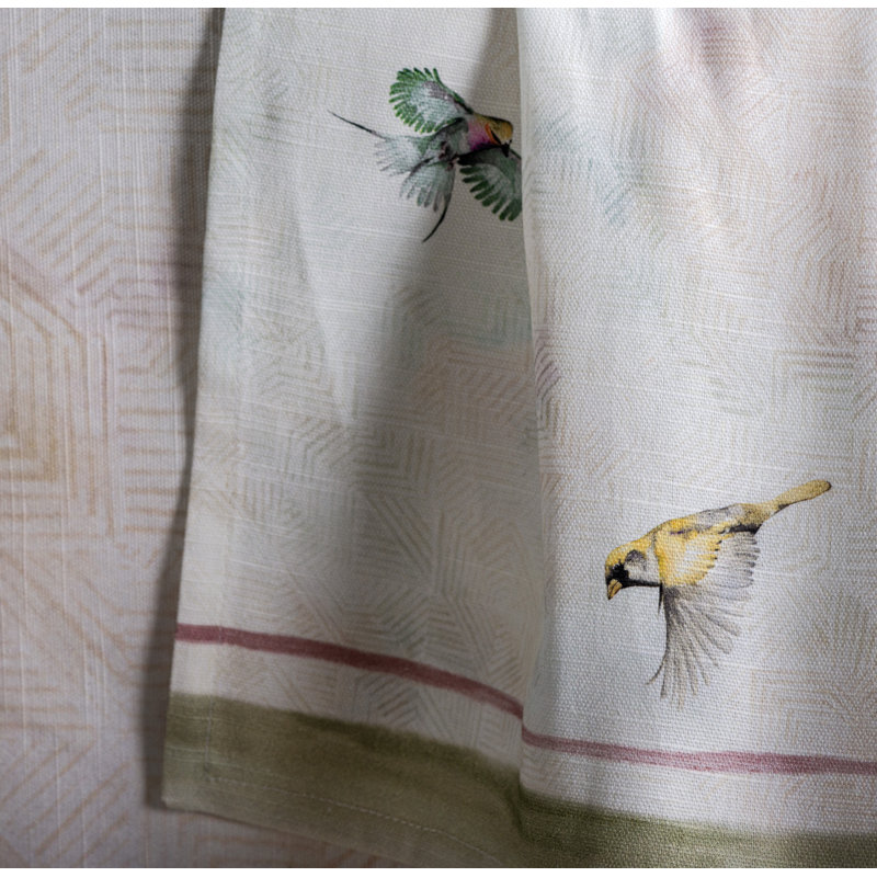Serviettes de table Maison d'Hermine Oiseaux volants 100 % coton - 51 x 51 cm