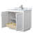 Miranda 36" Freestanding Single Bathroom Vanity with Marble Top-600277201-600277199