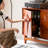 Antique-Style Solid Wood Entryway Cabinet-2132313623